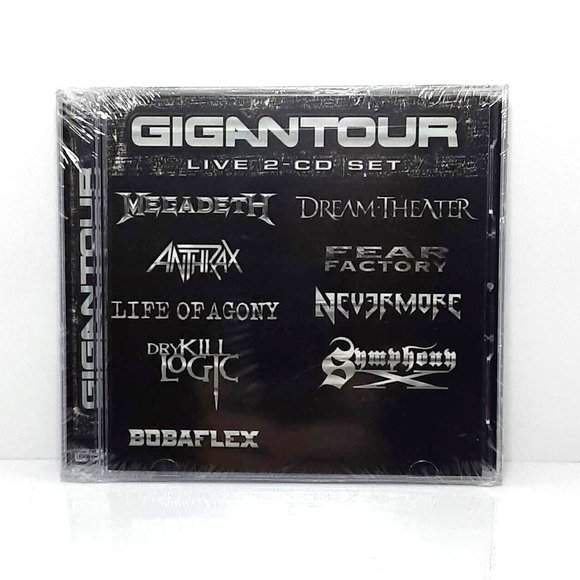 Gigantour Live (2 CD Set 2005) Megadeth Anthrax Dream Theater Fear Factory Metal - Picture 1 of 2